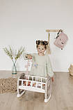 Колиска Smoby Toys Baby Nurse Рожева пудра з мобілем 47см (220372), фото 11