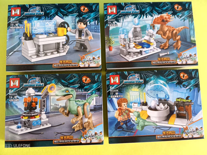 Конструктор Dinosaur world Лаборатория динозавров, деталей (ID ...