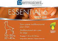 Dermoscent (Дермосент) Essential 6 spot-on - Средство по уходу за кожей и шерстью собак весом от 10 до 20 кг