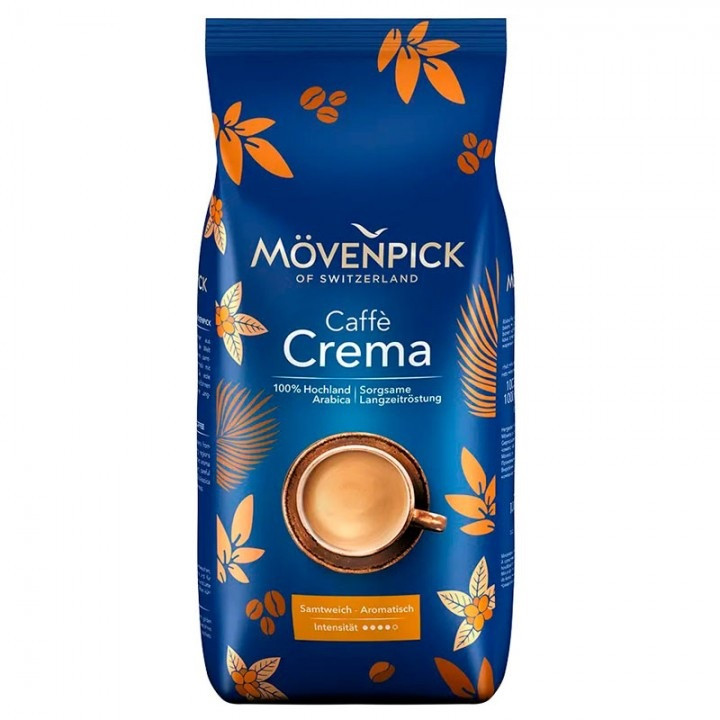 Кава зернова Movenpick Crema 100% арабіка 1000 г Німеччина