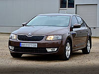 Реснички на фары Skoda Octavia A7