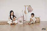 Колиска Smoby Toys Baby Nurse Рожева пудра з балдахіном (220373), фото 9
