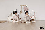 Колиска Smoby Toys Baby Nurse Рожева пудра з балдахіном (220373), фото 10
