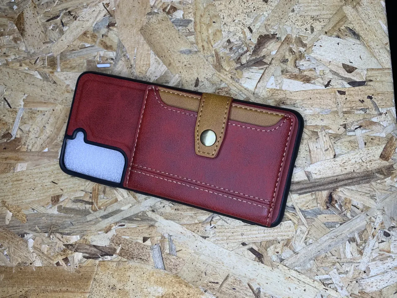 BOTAJU Шкіряний чохол-гаманець для телефону Samsung galaxy S30 / S21 слоти для карт