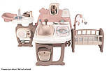 Ігровий центр Smoby Toys Baby Nurse Кімната малюка з кухнею, ванною, спальнею та аксесуарами (220376), фото 3