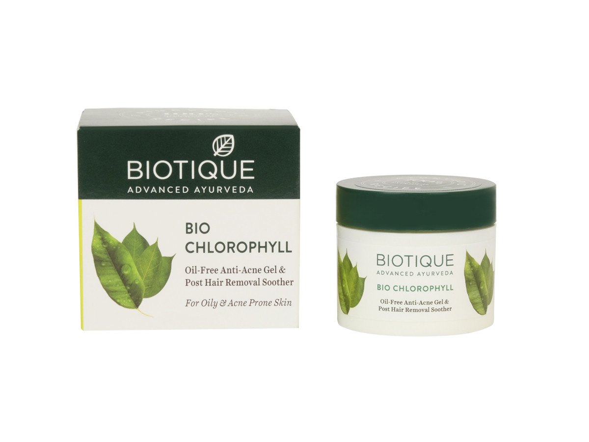 BIO CHLOROPHYLL GEL (50GM) BIOTIQUE, ГЕЛЬ З ХЛОРОФІЛОМ 50ГРМ. БІОТІК