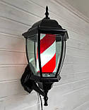 Барбер пул обертається Знак Barber Pole ліхтар для барбершоп, фото 4