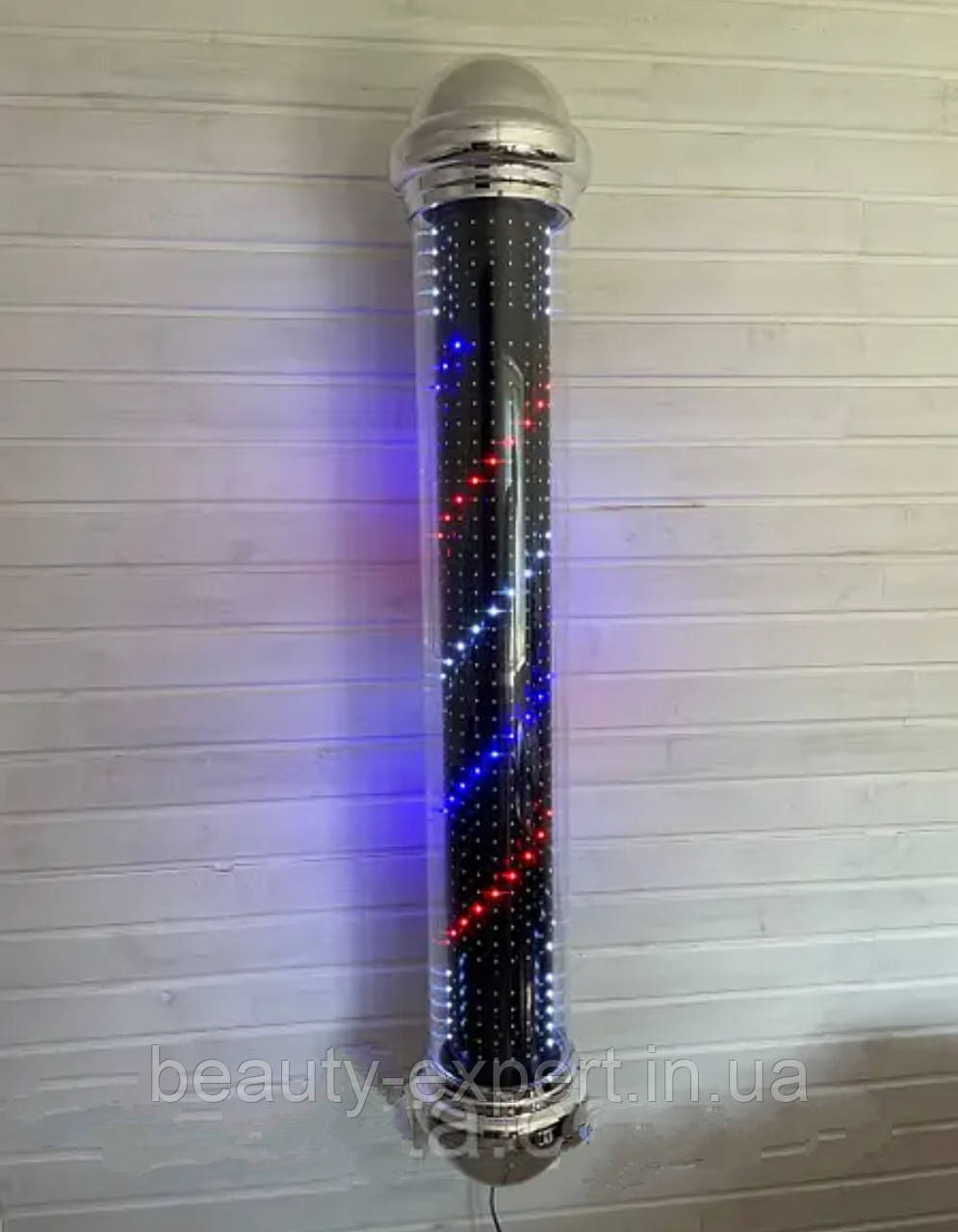 Барбер пул з лампою BARBER POLE вивіска LED для Barbershop