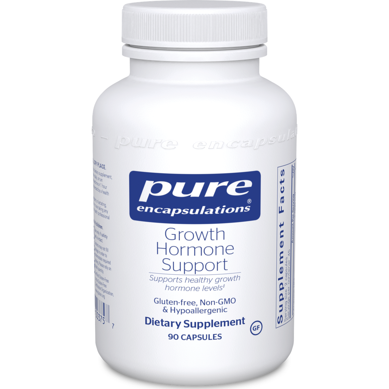 Підтримка гормонів росту, Growth Hormone Support, Pure Encapsulations, 90 капсул BX728, фото 1