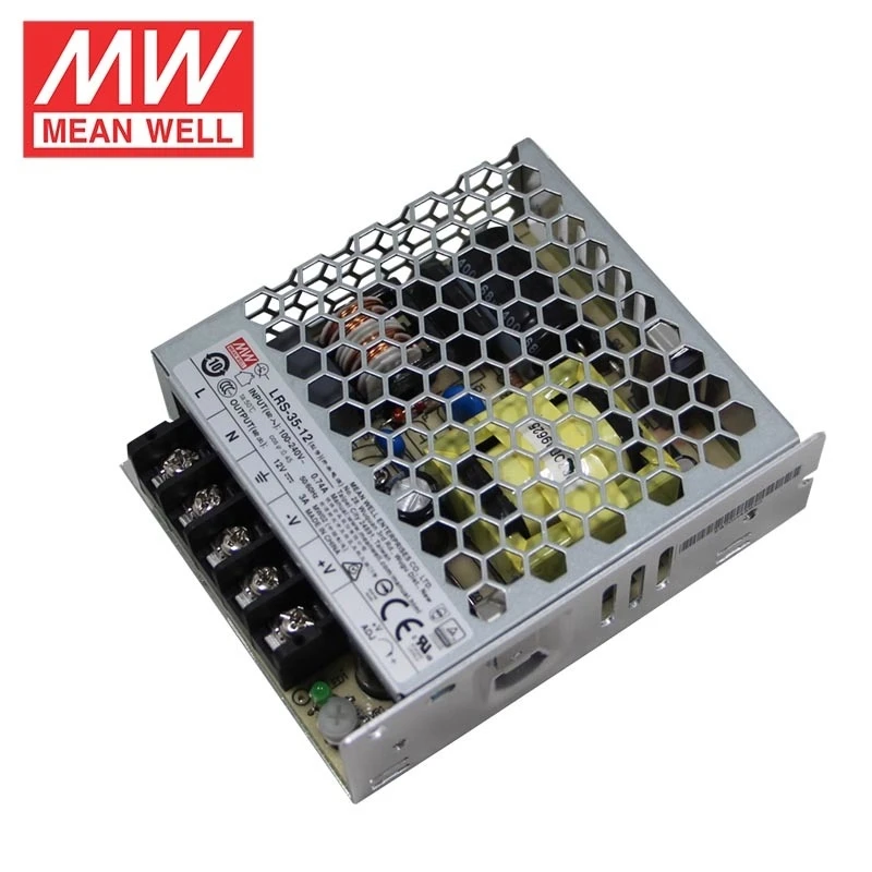 Блок живлення Mean Well,LRS-35-12, 12V, 36W, 3А, IP20