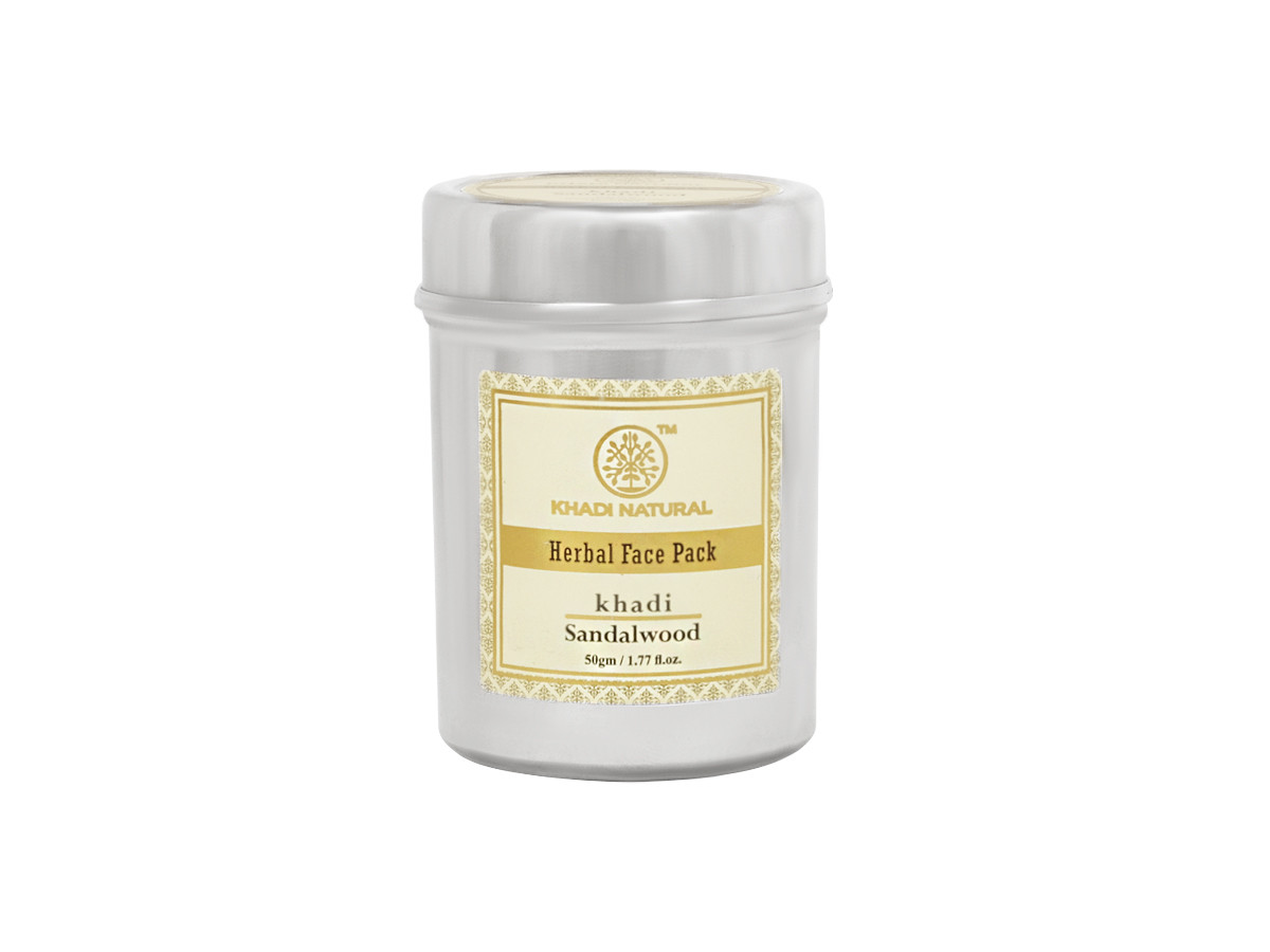 МАСКА SANDALWOOD FACE PACK 50GM. KHADI NATURAL САНДАЛОВА 50ГРМ. КХАДІ