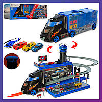 Дитяча іграшка гараж для машин трансформер S8610B Гараж трансформується у вантажівку