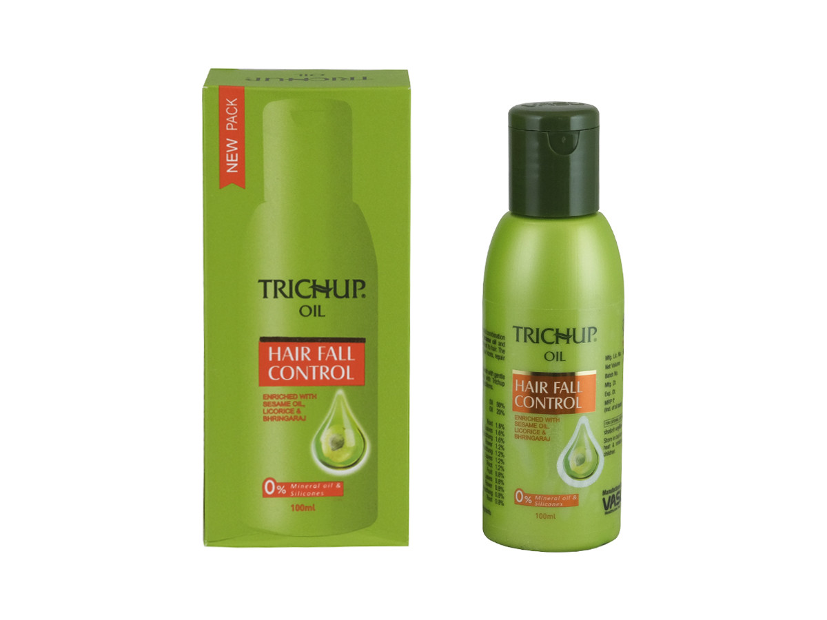 TRICHUP OIL FALL CONTROL (100ML) VASU, МАСЛО ВІД ВИПАДІННЯ ВОЛОССЯ ТРІЧУП 200 МЛ