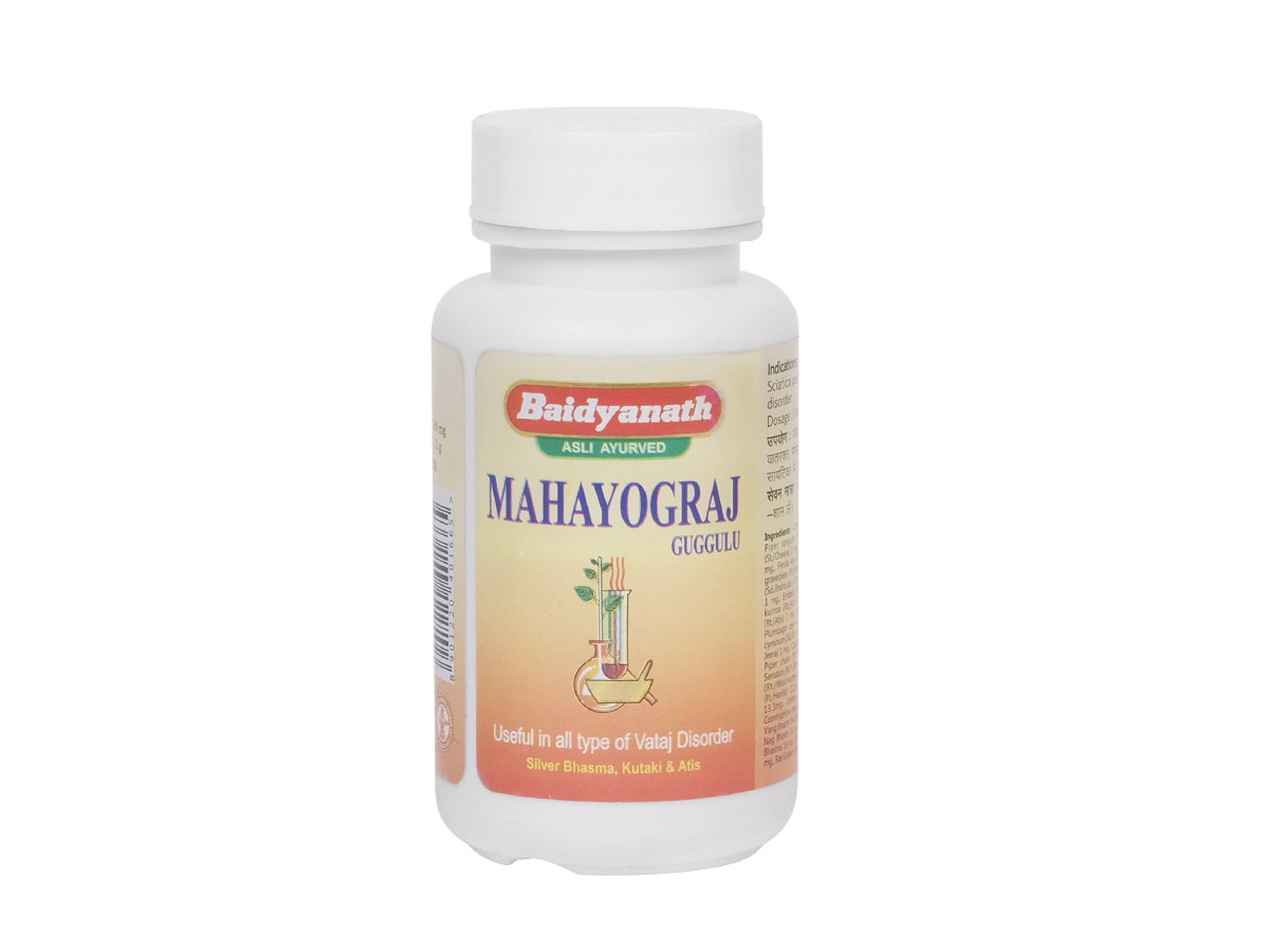 MAHA YOGRAJ GUGGULU (40TAB) BADYANATH. МАХАЙОГАРАДЖ ГУГГУЛ