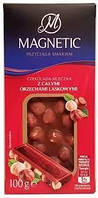 Шоколад молочный с цельным лесным орехом Magnetic Czekolada Mleczna z Orzechami 100г Польша
