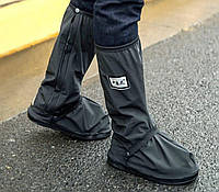 Високі бахіли для взуття від снігу дощу та бруду багаторазові високі ПВХ непромокаючі