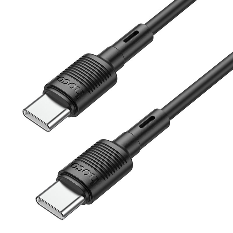 Кабель Type C - Type C Hoco X83 1 метр 60W Black (99200), фото 1