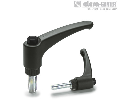 Регульована ручка ERX.63 p-M6x40-C4 (D 19/H 43), фото 1