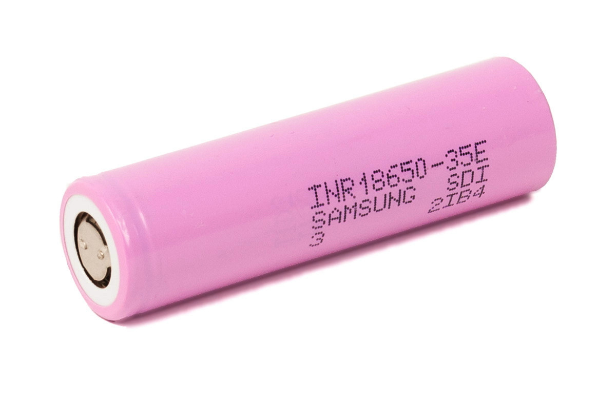 Акумулятор Li-Ion 18650 Samsung INR18650-35E 3450мАг 8A високострумовий без захисту amc