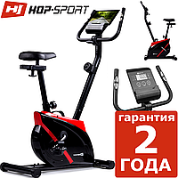 Магнитный велотренажер Hop-Sport HS-2070 Onyx red/ Кардиотренажер, для ног и ягодиц