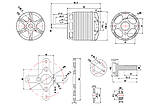 Мотор T-Motor AS2820 KV880 3-4S 626W для літаків amc, фото 5