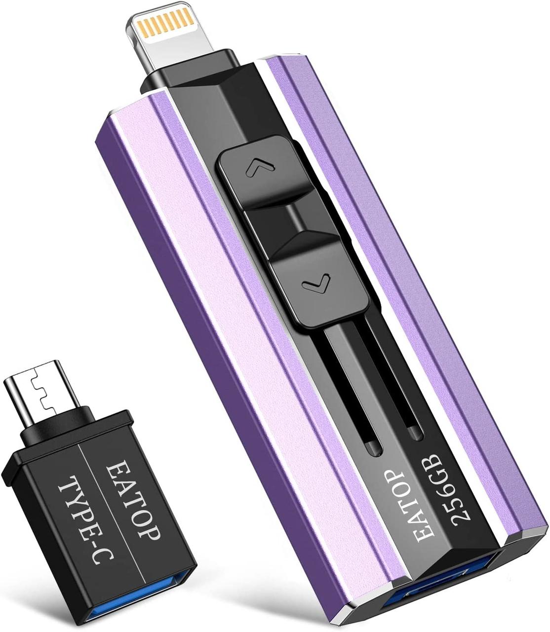 Memory Stick флешнакопичувач iPhone Photo Storage Stick, сумісний з iPhone 256 ГБ флешка OTG Usb Yupe C, фото 1