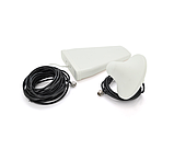 Комплект Підсилювач GSM306-3g-4g 900/1800 / 2100МГц . Підсилювач тридіапазонний, антена прийому 20м кабелю, антена ретрансляції 3, фото 3
