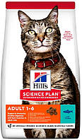 Сухой корм для взрослых кошек Hill's Science Plan Adult с тунцем 1.5 кг