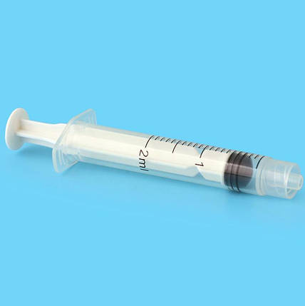 Шприц Luer Lock 2 мл Alexpharm (150 шт/уп), фото 1