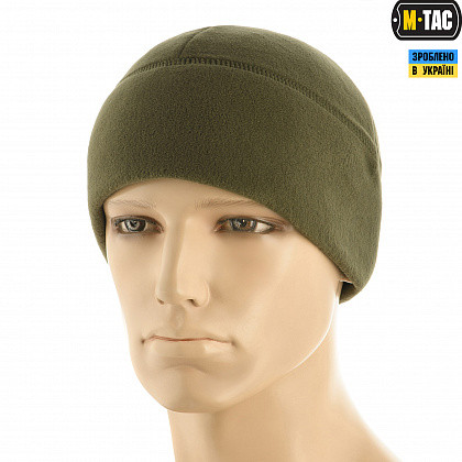 Шапка флісова M-Tac Watch Cap Premium Фліс 250г/м.кв., колір оливковий L/59-60, для полювання та риболовлі, фото 1