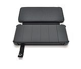 Power bank 12000 mAh Solar, Input:5V/1A(microUSB), Output:5V/2,1А(2хUSB),прорезиненный  корпус, Black, BOX, фото 3