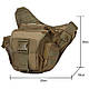 Сумка тактична через плече AOKALI Outdoor A03 (Sand) водонепроникна військова з кишенями на блискавці, фото 5