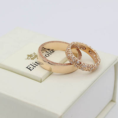 Авторские обручальные кольца Ника