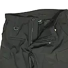 Штани тактичні чорні Softshell зимові водонепроникні Black Mil-tec 11360002 - XL, фото 4