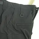 Штани тактичні чорні Softshell зимові водонепроникні Black Mil-tec 11360002 - XL, фото 5