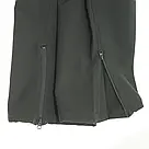Штани тактичні чорні Softshell зимові водонепроникні Black Mil-tec 11360002 - XL, фото 6