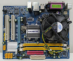 Материнська плата сокет LGA775 GIGABYTE GA-G31M-S2L/DDR2 з процесором Celeron 430 та відеоадаптером