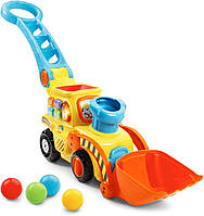 Каталка  бульдозер Vtech Pop a Balls Push & Pop Bulldozer