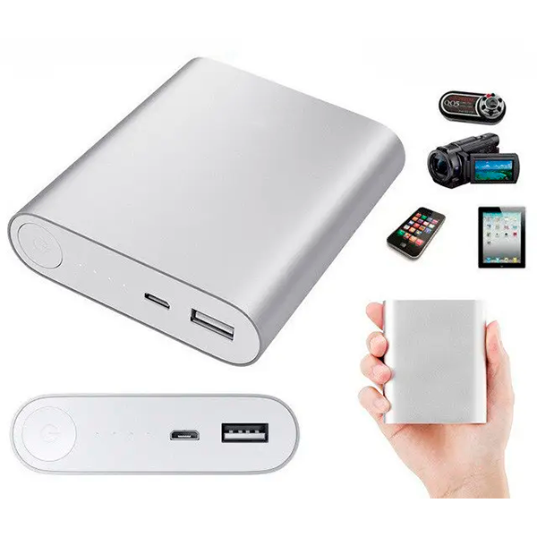 Power Bank Mi 10400 mAh Silver, фото 1