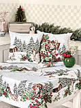 Наволочка гобеленова Новорічна , одностороння 45х45 см.,, фото 7