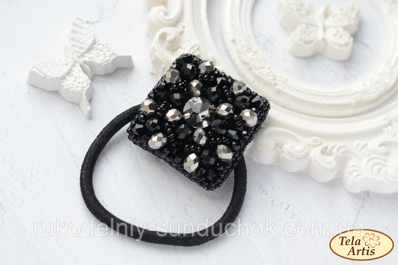 Набір для виготовлення прикрас (заколки для волосся) Тела Артіс Чорний діамант, фото 1