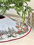 Спідниця під ялинку Новорічна гобелен 90 см., фото 3
