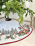 Спідниця під ялинку Новорічна гобелен 90 см., фото 6