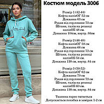 Стильний теплий жіночий костюм кофта кенгуру з кишенями та штани модні кольори Dmod5149, фото 6