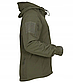 Куртка тактична демісезонна Soft Shell із флісом хаки / khaki M, фото 4