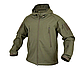Куртка тактична демісезонна Soft Shell із флісом хаки / khaki M, фото 3