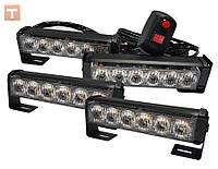 Стробоскоп оранжовий універсальний світлодіодний 4шт 24LED (24W)