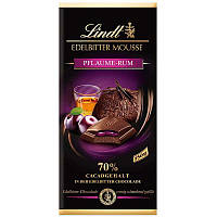 Черный шоколад Lindt Edelbitter Mousse ром и слива 150 г