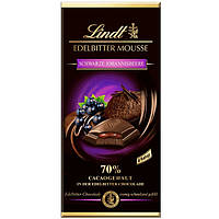 Черный шоколад Lindt Edelbitter Mousse смородна 150 г