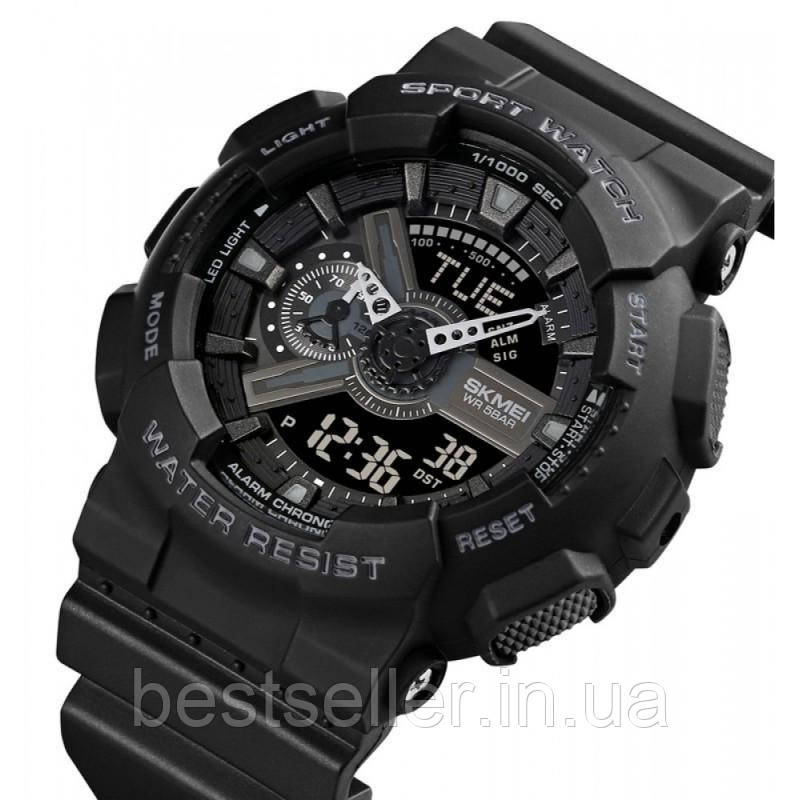 Годинник водонепроникний 5 АТМ SKMEI 1834 BLACK (у стилі CASIO G-SHOCK GA110).